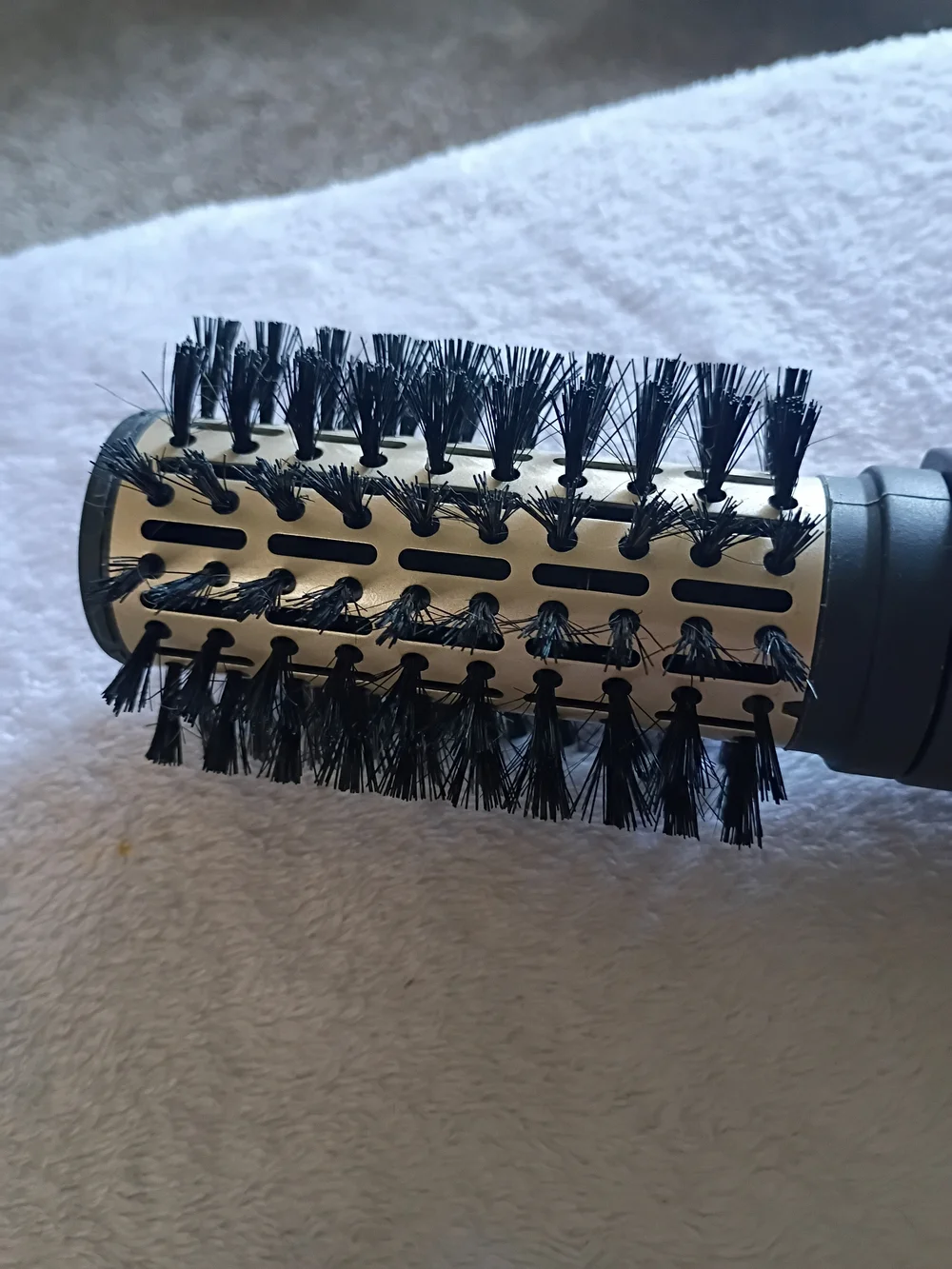 InfinitiPRO Conair Rotating Hot Air Brush - Charcoal & Silver
